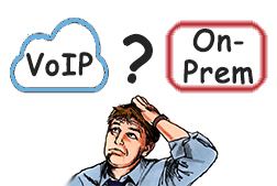 voip versus on-premises telephone systems